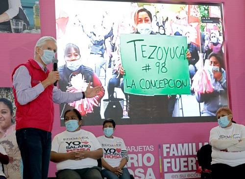 El estímulo económico que reciben las beneficiarias es de gran ayuda, pues las jefas de familia saben cómo hacer rendir mejor cada peso y siempre velan por el bienestar de sus familias.